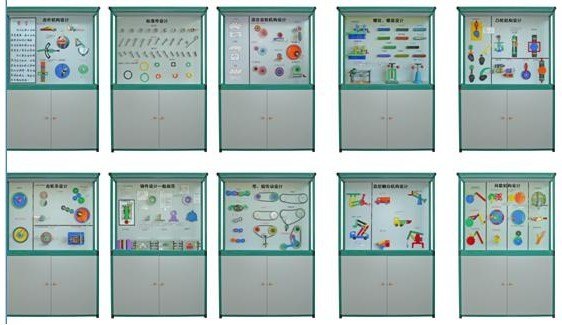 PG-113型《机械零件设计》示教陈列柜 产品图