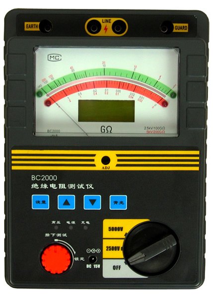 PG-BC2000-BC2010型 /BC2010型系列 绝缘电阻测试仪 产品图