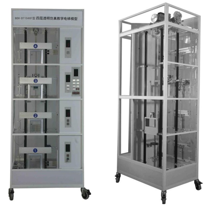 PG-DT104XF型 四层透明仿真教学电梯模型 产品图