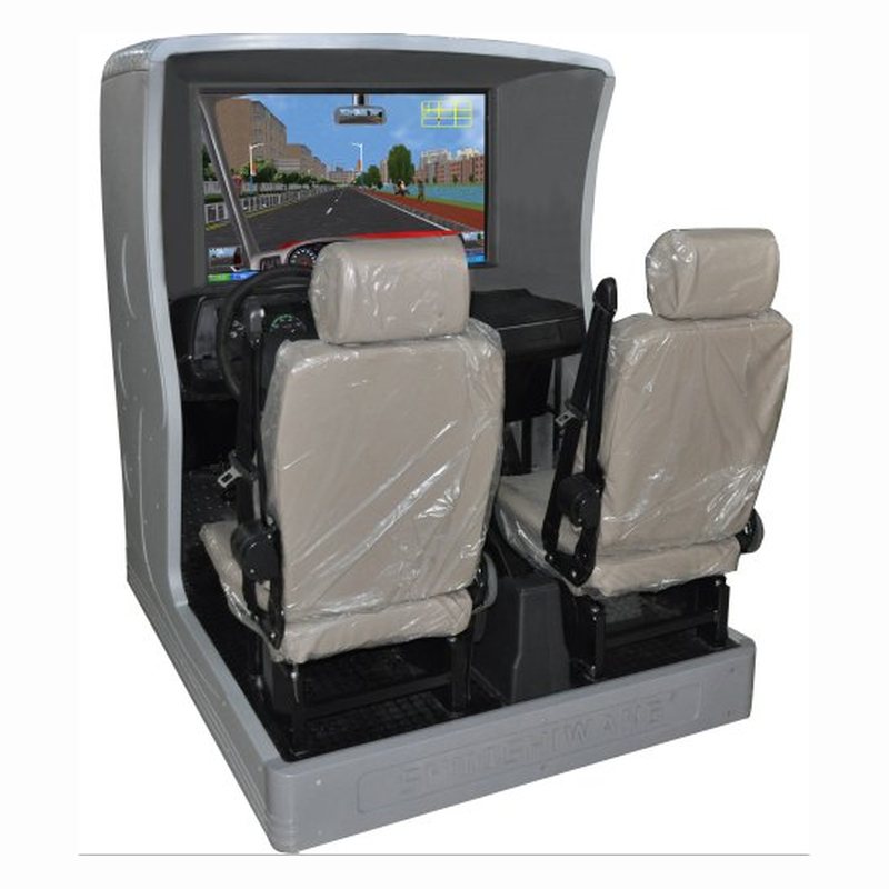 PG-800SR型 汽车驾驶模拟器 （双人座、全塑料外壳、26寸液晶显示器）