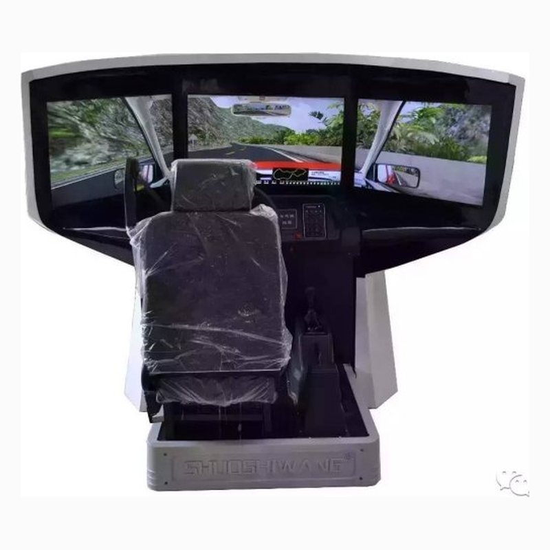 PG-SP26BL型 三屏汽车驾驶模拟器 （玻璃钢外壳、三台26寸显示器）