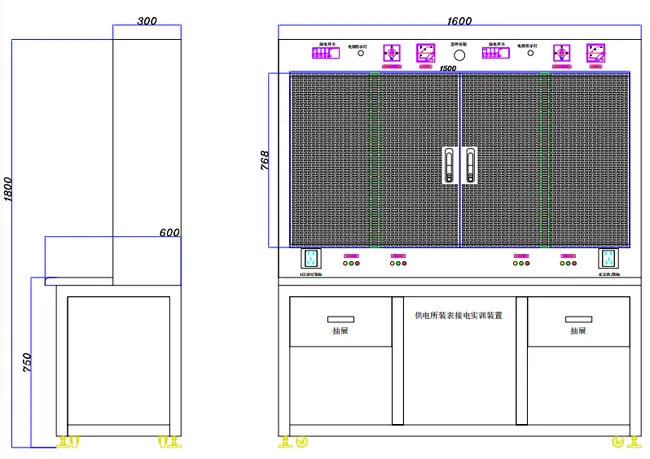 PGJZD-987C通用电工电子创新实验与技能实训考核实验室设备