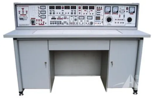 PG-2003B电工、模电、数电、电气控制（带直流电机实验）五合一综合实验室设备  （带智能型功率表、功率因数表）